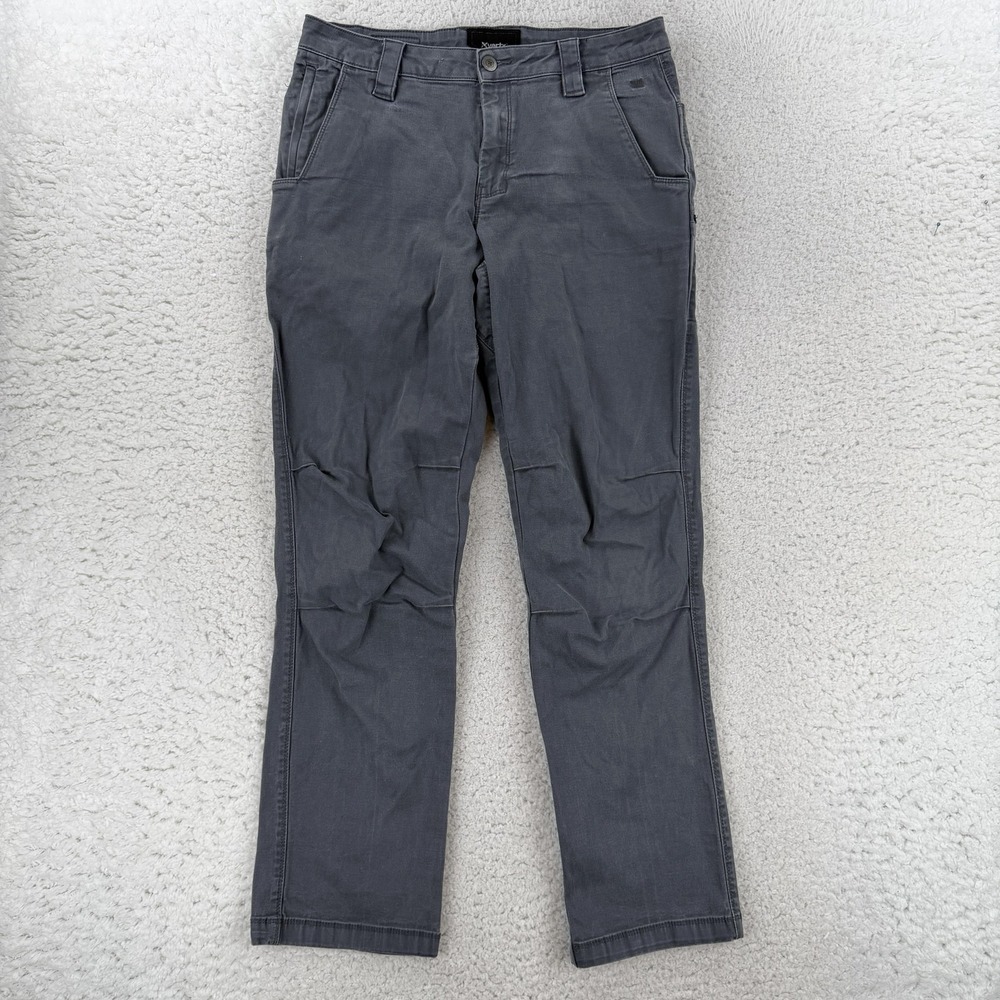 Vertx Chino Pants Mens 33x32 Gray Regular Fit Stretch Denim Workwear Casual